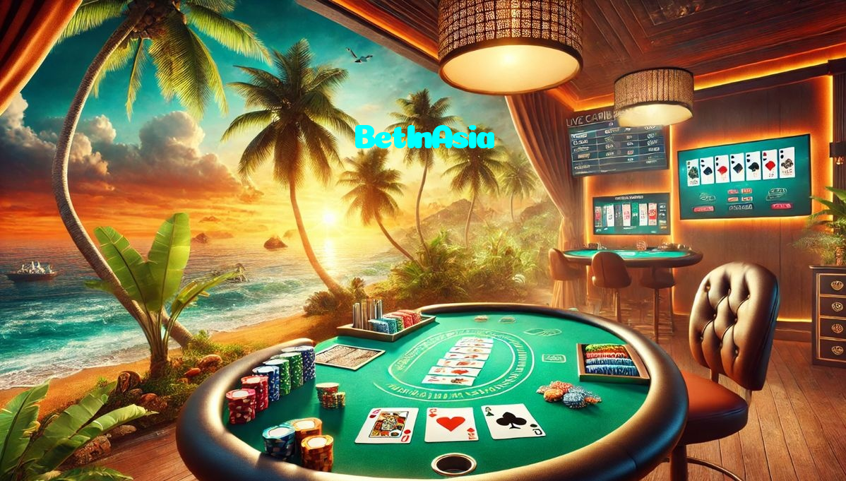 BetInAsia casino presented on mobile device in Pakistan with slots and live games